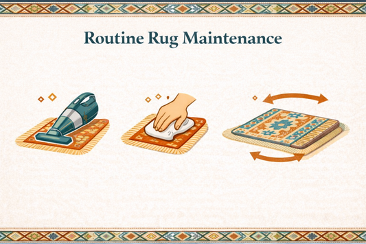 Kilim rug cleaning and routine maintenance tips